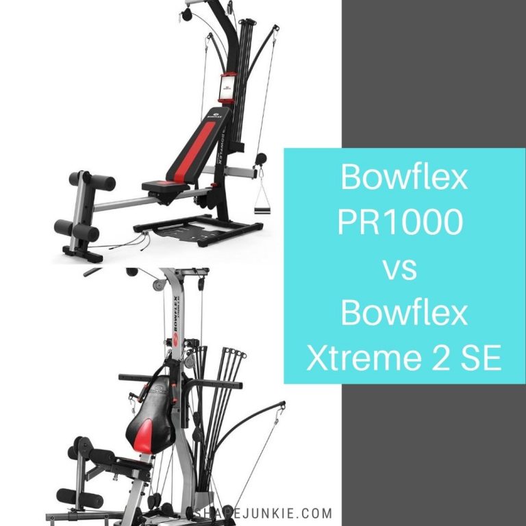 Bowflex PR1000 vs Bowflex Xtreme 2 SE Comparison Shape Junkie